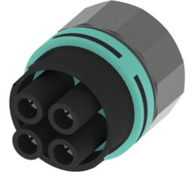 THB.387.D4A  IP68 Nylon 66 Teeplug 4 Pole 4mm², Cable Dia 7-12mm